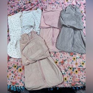5 Baby Girl Swaddles